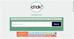 Desktop Screenshot of clickinternet.com.br